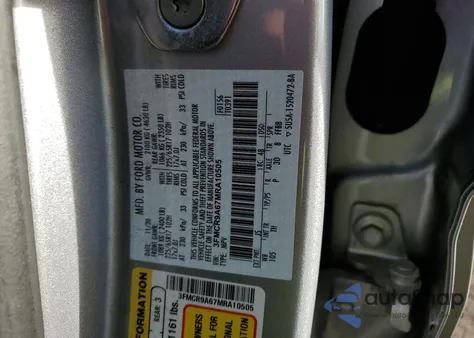 2021 Ford Bronco Sport from USA, damaged, VIN 3FMCR9A67MRA10505